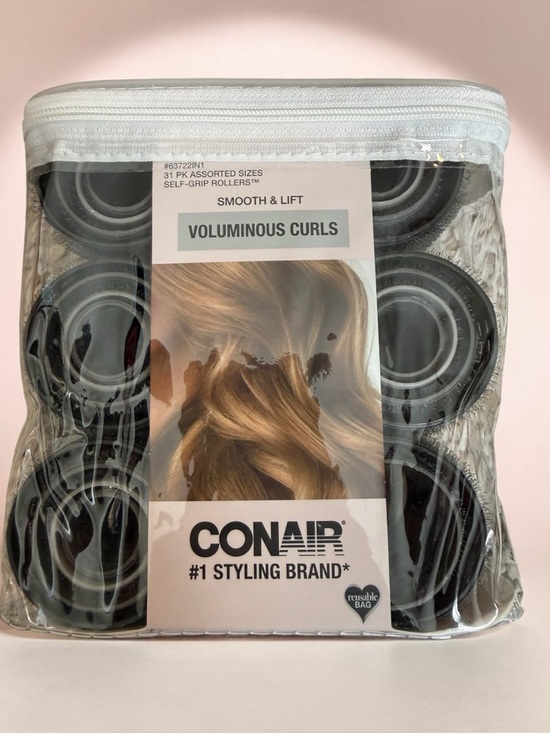 Other - Voluminous Curls Self-Grip Rollers - Black